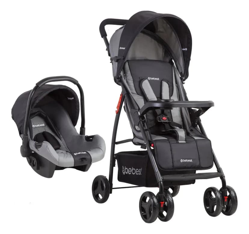 Bebesit Summer coche travel system gris E1008G