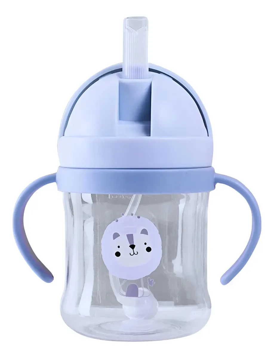 Vaso antiderrame 360° con pajita 250 ml Telotenemos
